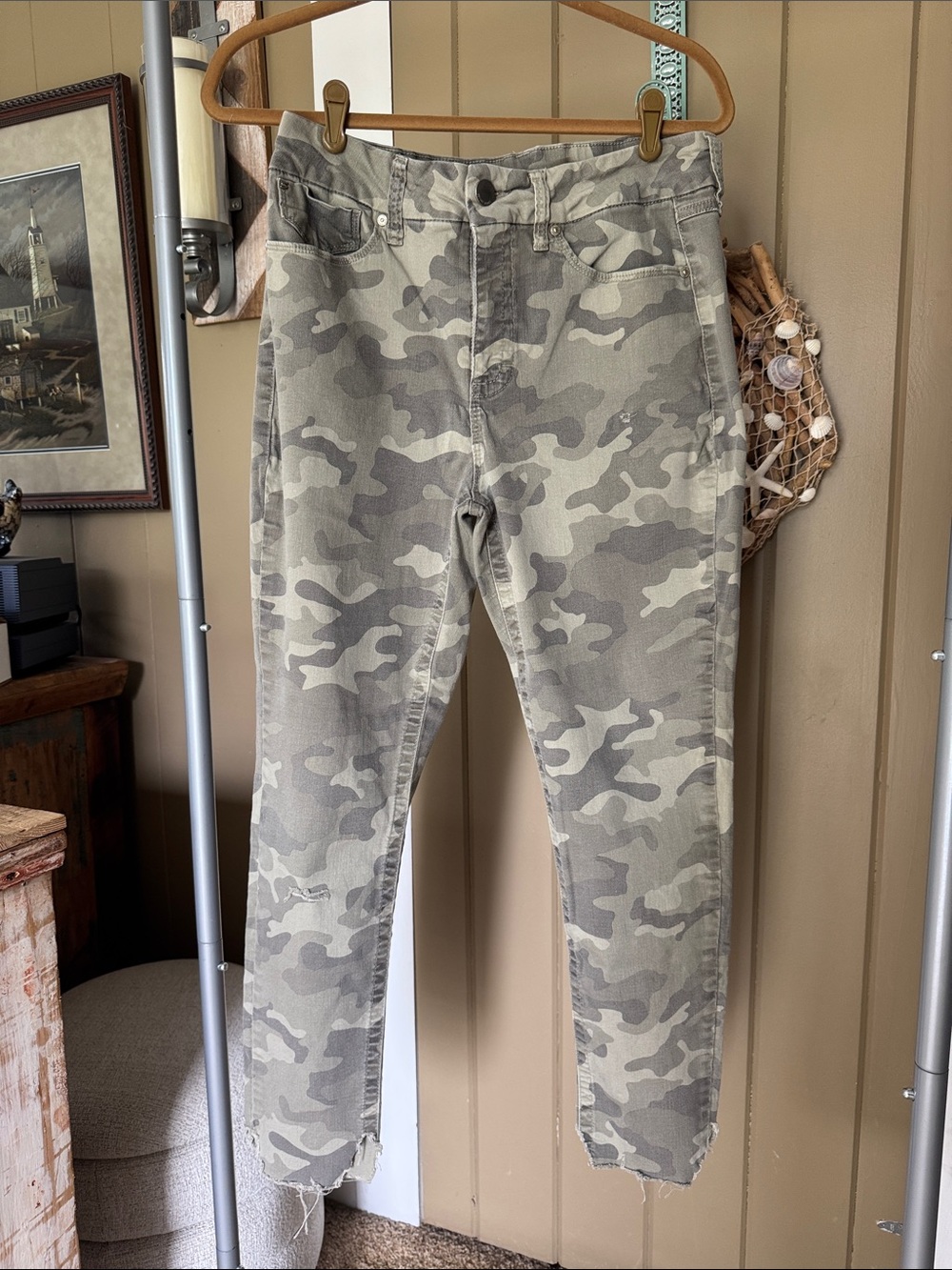 Seven7 Skinny Camo Jeans
